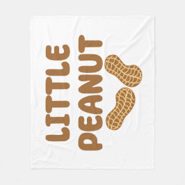 Little Peanut Pasgeboren & baby geschenken Fleece Deken