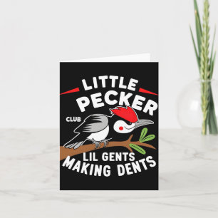 Little Pecker Club Lil Gents maken van Dents Retro Kaart