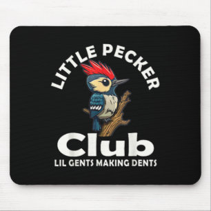 Little Pecker Club Shirt voor en achter Muismat
