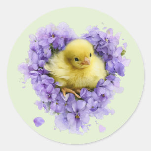 Little Peep & Co. Baby Celebration Ronde Sticker