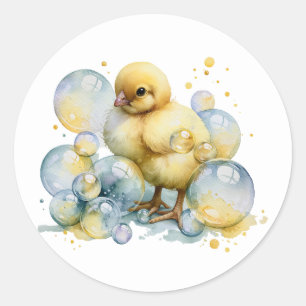 Little Peep & Co. Babyfeest Ronde Sticker