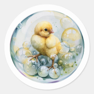 Little Peep & Co. Dank je Ronde Sticker