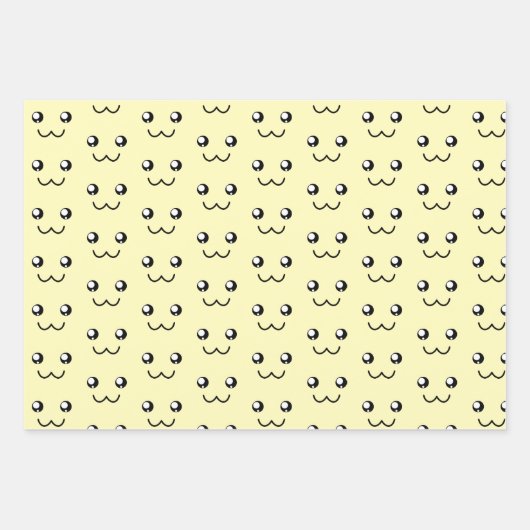 Little Pet Face Wrapping Paper Flat Sheet Set van (Voorkant)