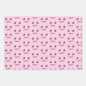 Little Pet Face Wrapping Paper Flat Sheet Set van (Voorkant 3)