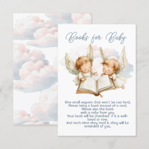Little Piece of Heaven Angel Twin Books voor Baby Kaart