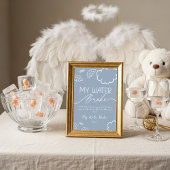 Little Piece of Heaven My Water Broke Game Blue Kaart