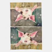 Little Pig Tea Towel Theedoek (Verticaal)