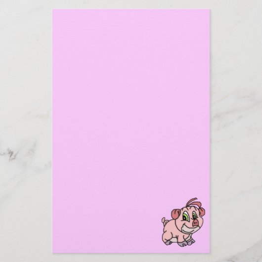 Little Piggie Stationery Briefpapier (Voorkant)