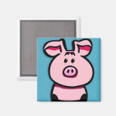 Little Piggy Magnet Magneet (Voorkant / Achterkant)