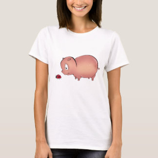 Little Piggy volgt Ladybug T-shirt