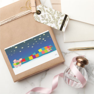 Little Pig's Kerst sticker