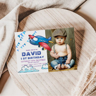 Little Pilot 1st Airplane Sky Flight Foto Kaart