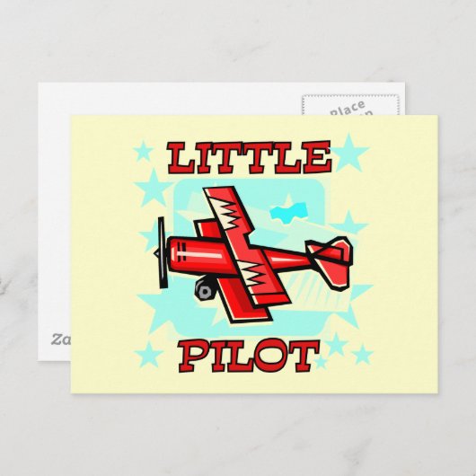 Little Pilot Tshirts and Gifts Briefkaart (Voorkant / Achterkant)
