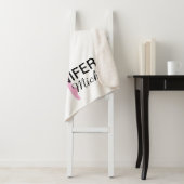 Little Pink Ballerin]une couverture Sherpa (En situation)