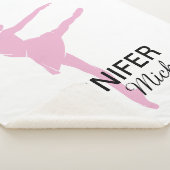 Little Pink Ballerin]une couverture Sherpa (3/4)