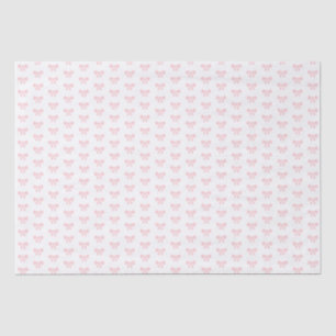 Little Pink Bow Baby shower Girl Verjaardag Coquet Tissuepapier
