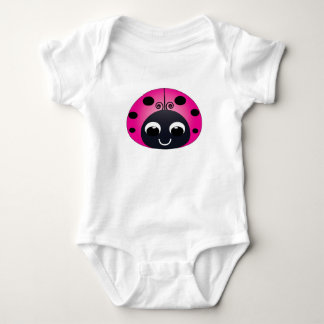Little Pink Ladybug Romper