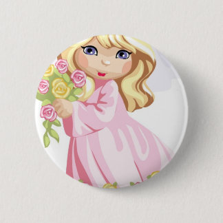 Little Pink Princess Ronde Button 5,7 Cm