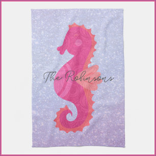  Little Pink Seahorse Theedoek