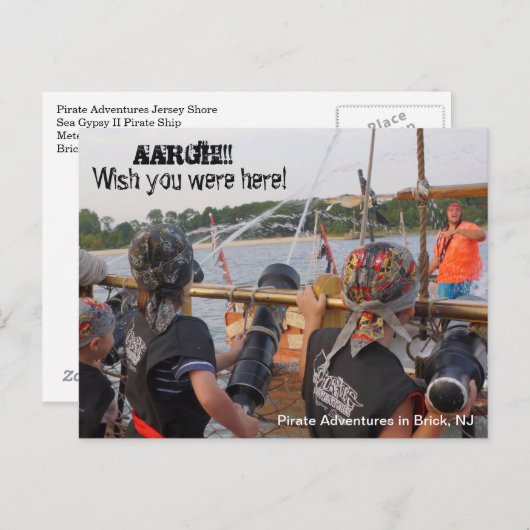 Little Pirates Briefkaart (Voorkant / Achterkant)