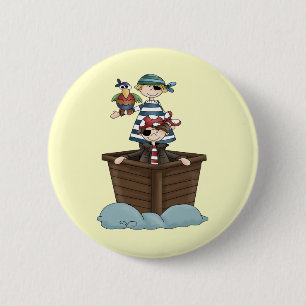 Little Pirates Ronde Button 5,7 Cm