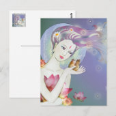 Little Pixy Boots - Stargazing Briefkaart (Voorkant / Achterkant)