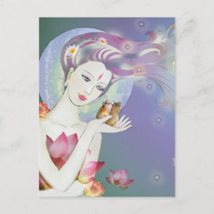 Little Pixy Boots - Stargazing Briefkaart