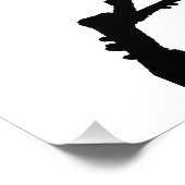 Little Plum Blossom Twig Foto Afdruk (Hoek)