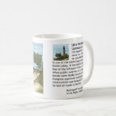 Little Point Sable Lighthouse Michigan Coffee Mok (Voorkant rechts)