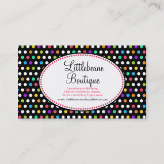  Little Polka Dots Business Calling Cards Visitekaartje