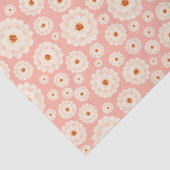 Little Powder Pink Flowers Tissuepapier (Detail)