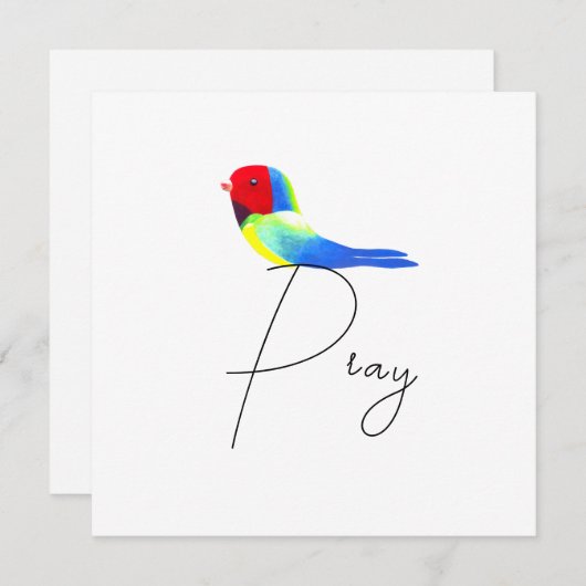 Little Prayer Bird (Voorkant / Achterkant)