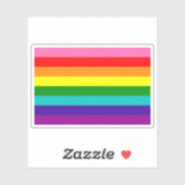 Little Pride Flag Sticker (Vel)