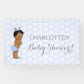 Little Prince Baby Light Blue Silver Spandoek (Horizontaal)