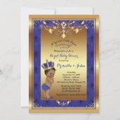 Little Prince Baby shower Invitation beroemd gemaa Kaart (Voorkant)