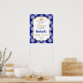 Little Prince Baby shower Royal Blue Affiche de bi (Cuisine)