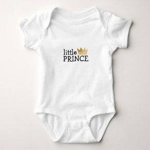 Little Prince Gold Crown Romper