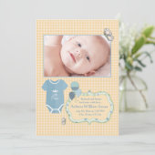 Little Prince Photo Faire-part de naissance (Debout devant)