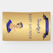 Little Prince Royal Blue Cup Spoon Pillow Spandoek (Horizontaal)