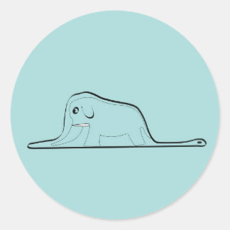 Little Prince Tekening Ronde Sticker