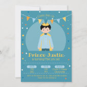 Little Prince verjaardagsfeestje uitnodiging (Voorkant)