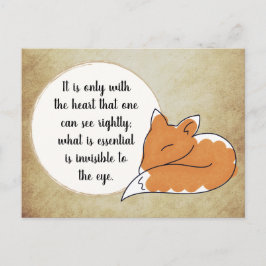 Little Prince Zitat Briefkaart