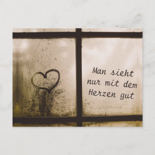 Little Prince Zitat Briefkaart