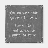 Little Prince Zitat Magneet (Voorkant)