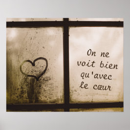 Little Prince Zitat Poster