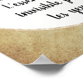 Little Prince Zitat Poster (Hoek)