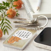 Little Prince Zitat Sleutelhanger (Voorkant Rechts)