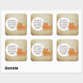 Little Prince Zitat Vierkante Sticker (Vel)