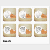 Little Prince Zitat Vierkante Sticker (Vel)