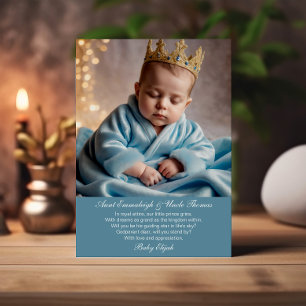 Little Prince's Dream - een voorstel voor peetoude Kaart